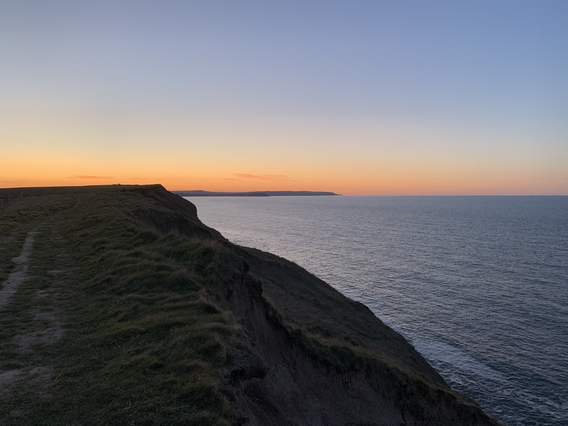 Sunset on North Cliff
