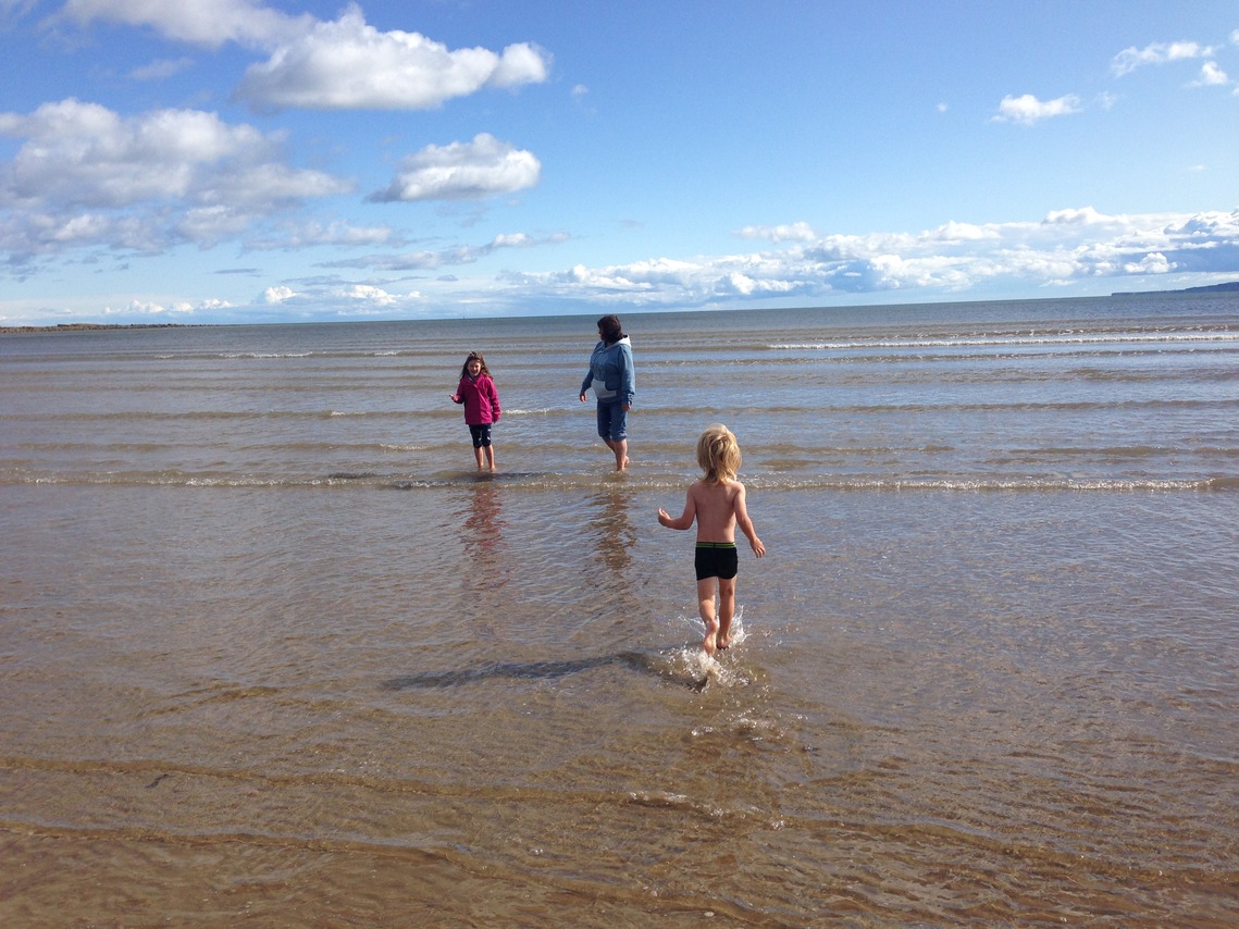 Grandchildren at the Beach